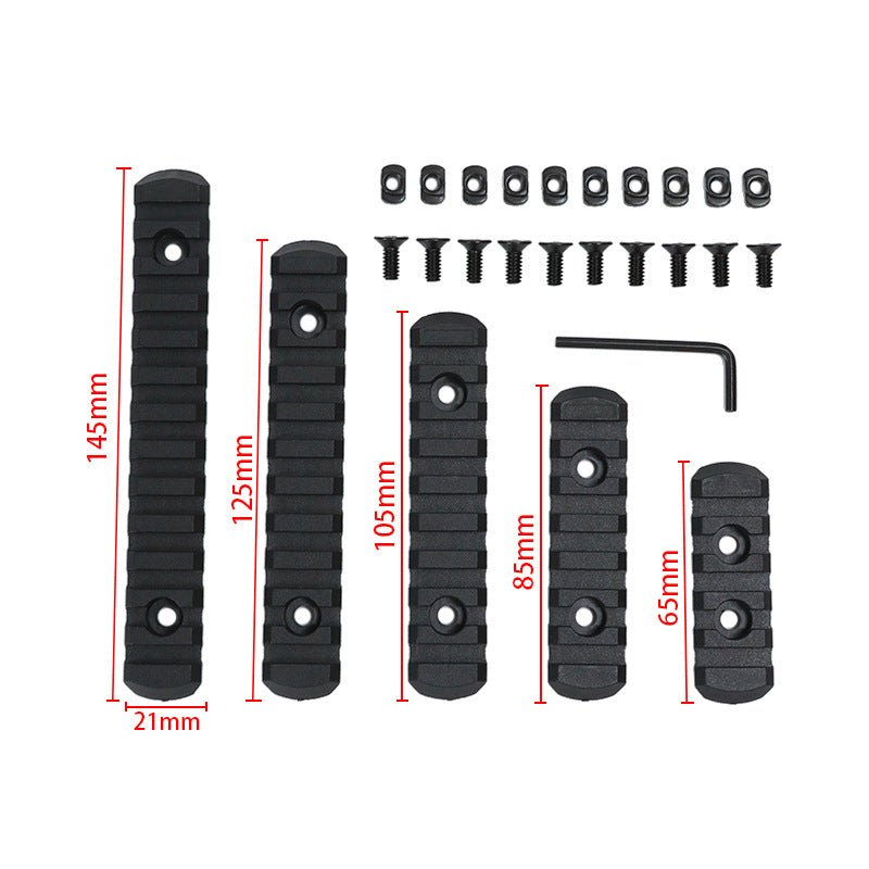 MLOK POLYMER RAIL 5+7+9+12+13 SLOTS TW-MLNS5