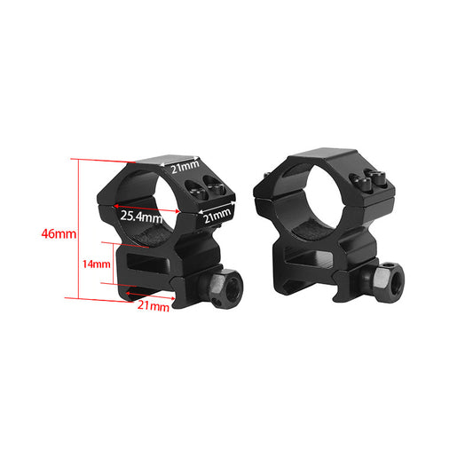 25.4mm Scope Tube 20mm Rail Mount 1 Pair TW-STC504