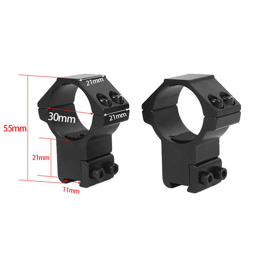 30mm Scope Tube 11mm Rail Mount 1 Pair TW-STC302