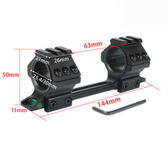 25.4/30mm Bubble Level Dual Rings Scope Mount TW-BL567