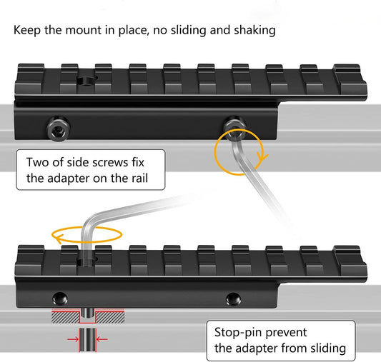 11 to 20mm 9 Slots Rail TW-LSM212