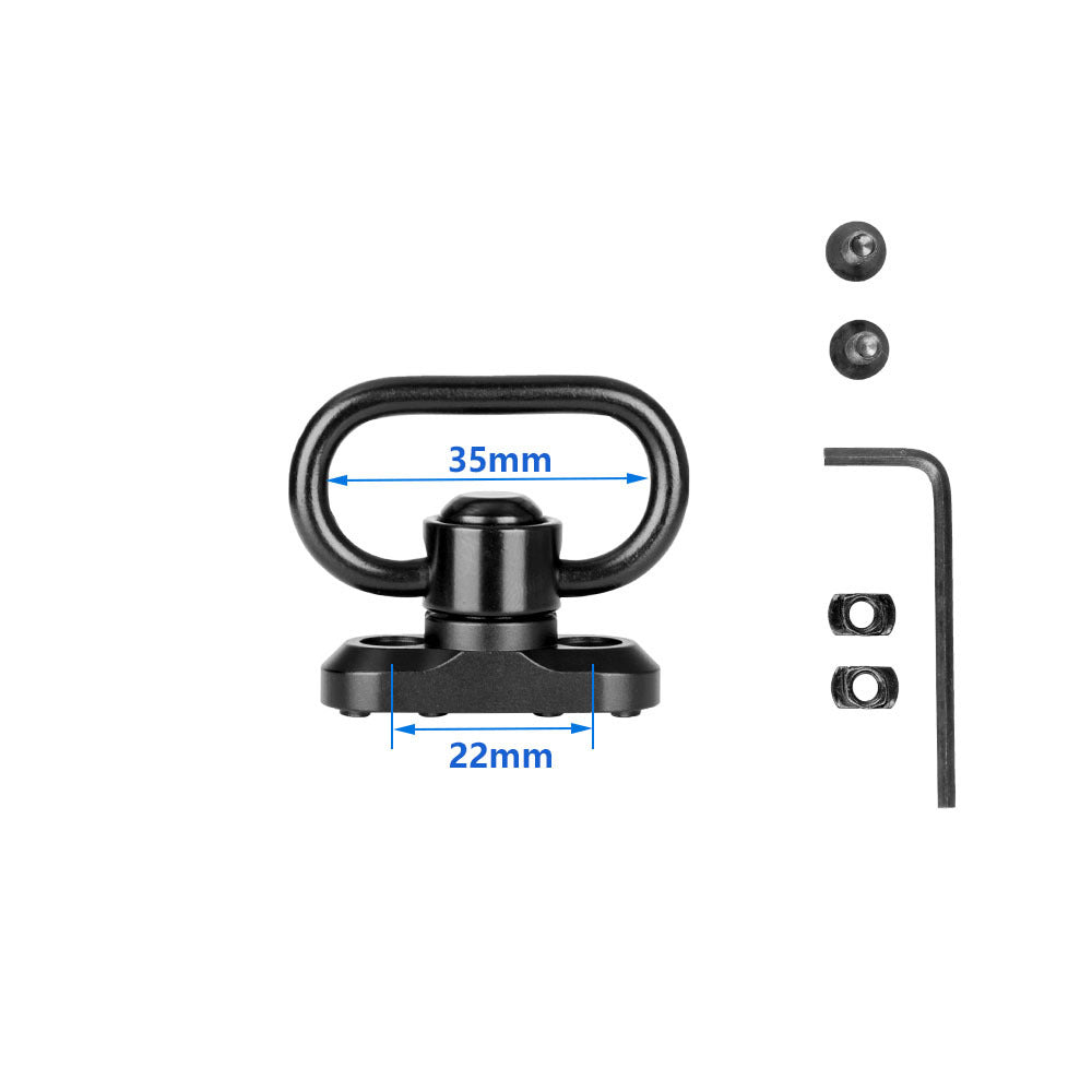 1.25" M-LOK Sling Swivel TW-MRB73