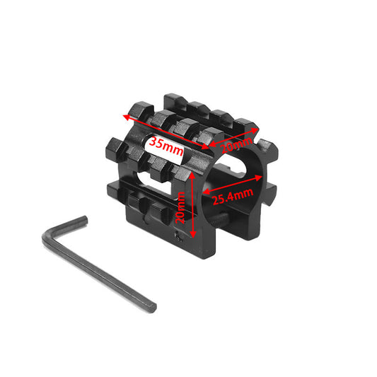 25.4mm Scope Tube 5 Position Tri Rail Mounts TW-STC02