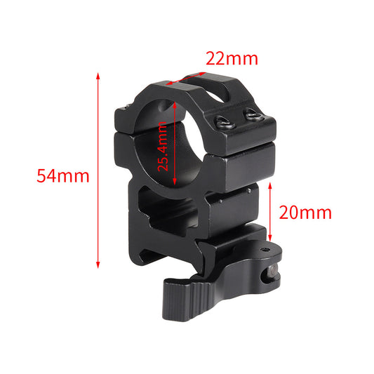 25.4 Scope Tube 20mm Rail Mount TW-STC13