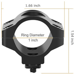 MLOK 25.4mm Flashlight Mount TW-STC642