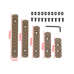 MLOK POLYMER RAIL 5+7+9+12+13 SLOTS TW-MLNS5